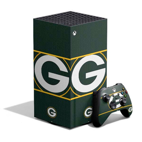 NFL Green Bay Packers Zone Block XBox Series X Digital Edition Bundle Skin