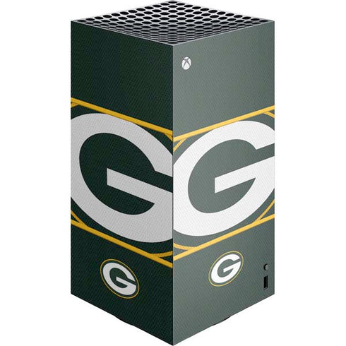 NFL Green Bay Packers Zone Block XBox Series X Digital Edition Console Skin