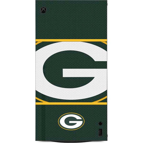 NFL Green Bay Packers Zone Block XBox Series X Digital Edition Console Skin