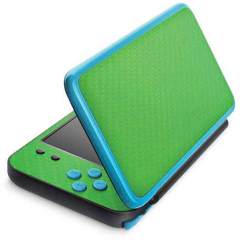 Green Carbon Fiber Specialty Texture Material Nintendo Skins