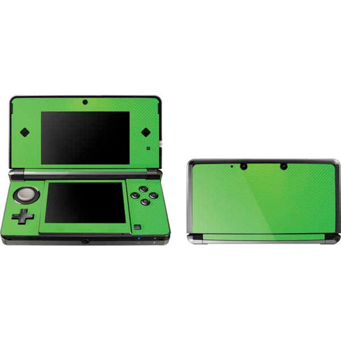 Green Carbon Fiber Specialty Texture Material Nintendo Skins