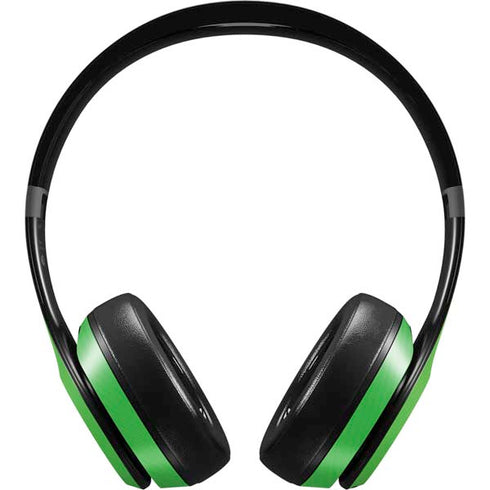 Green Carbon Fiber Specialty Texture Material Beats Solo 4 Wireless Headphones Skin