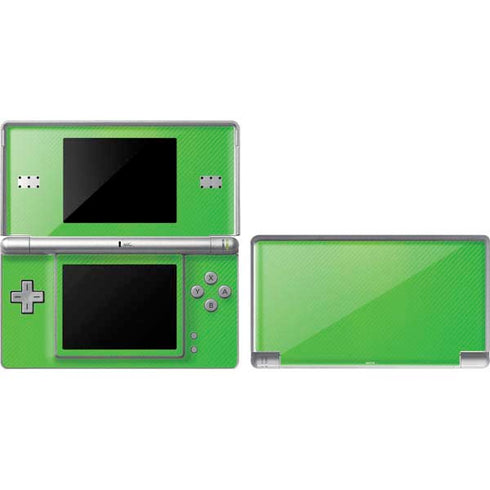 Green Carbon Fiber Specialty Texture Material Nintendo Skins
