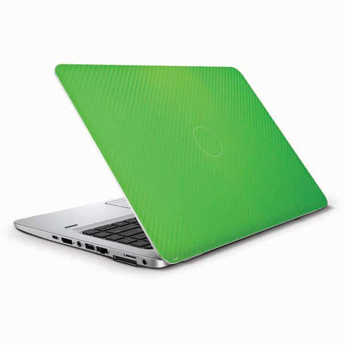 Green Carbon Fiber Specialty Texture Material HP Elitebook Skin