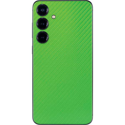 Green Carbon Fiber Specialty Texture Material Galaxy A16 5G Skin
