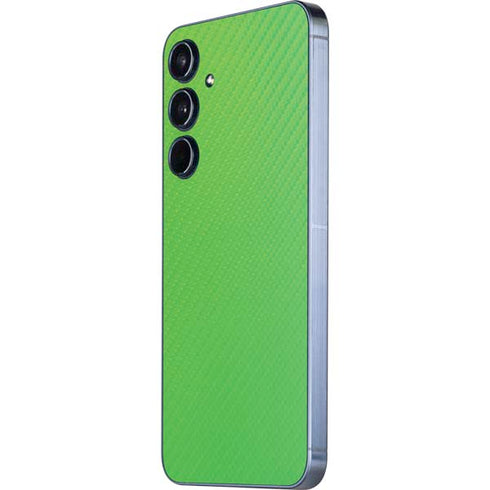 Green Carbon Fiber Specialty Texture Material Galaxy A36 5G Skin