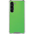 Green Carbon Fiber Specialty Material Galaxy S23 Clear Case
