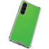 Green Carbon Fiber Specialty Material Galaxy S23 Clear Case
