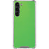 Green Carbon Fiber Specialty Material Galaxy S23 Plus Clear Case