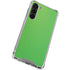 Green Carbon Fiber Specialty Texture Material Galaxy S24 FE Clear Case
