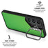 Green Carbon Fiber Specialty Texture Material Galaxy S25 Plus Kickstand Case