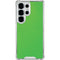 Green Carbon Fiber Specialty Texture Material Galaxy S25 Ultra Clear Case