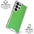 Green Carbon Fiber Specialty Texture Material Galaxy S25 Ultra Clear Case