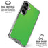 Green Carbon Fiber Specialty Texture Material Galaxy S26 Clear Case