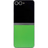 Green Carbon Fiber Specialty Texture Material Galaxy Z Flip6 Skin