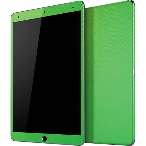 Green Carbon Fiber Specialty Texture Material iPad Skins