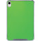 Green Carbon Fiber Specialty Texture Material iPad 11th Gen (2025) Clear Case