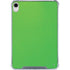 Green Carbon Fiber Specialty Texture Material iPad 11th Gen (2025) Clear Case