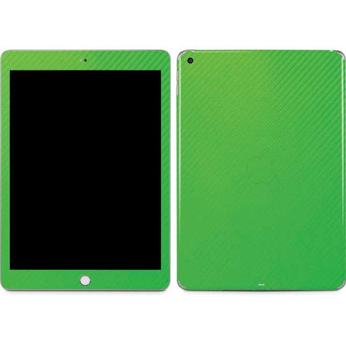 Green Carbon Fiber Specialty Texture Material Apple iPad Skin