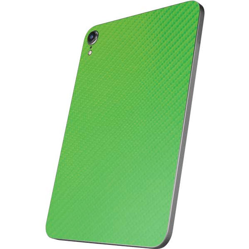 Green Carbon Fiber Specialty Texture Material Apple iPad Mini Skin