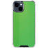 Green Carbon Fiber Specialty Material iPhone 15 Clear Case