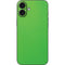 Green Carbon Fiber Specialty Texture Material iPhone 16 Plus Skin