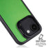 Green Carbon Fiber Specialty Texture Material iPhone 16e Kickstand Case
