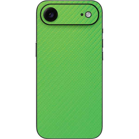 Green Carbon Fiber Specialty Texture Material iPhone 17 Air Skin