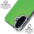Green Carbon Fiber Specialty Texture Material iPhone 17 Clear Case