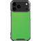 Green Carbon Fiber Specialty Texture Material iPhone 17 Pro Max Clear Case