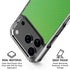 Green Carbon Fiber Specialty Texture Material iPhone 18 Pro Clear Case