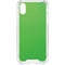 Green Carbon Fiber Specialty Texture Material iPhone XS Clear Case