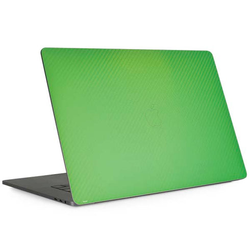 Green Carbon Fiber Specialty Texture Material MacBook Skins