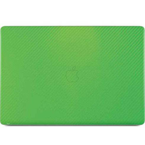 Green Carbon Fiber Specialty Texture Material MacBook Skins