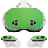 Green Carbon Fiber Specialty Texture Material Meta Quest 3S Skin