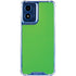 Green Carbon Fiber Specialty Texture Material Moto G Play 4G (2024) Clear Case
