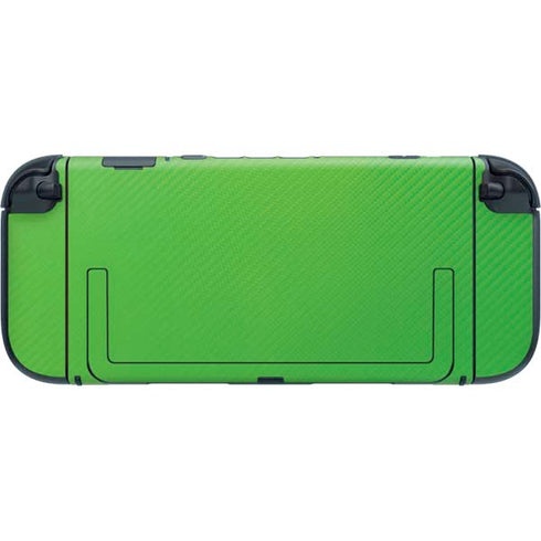 Green Carbon Fiber Specialty Texture Material Nintendo Switch 2 (2025) with Joy-Con Skin