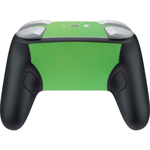 Green Carbon Fiber Specialty Texture Material Nintendo Switch 2 (2025) Pro Controller Skin
