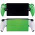 Green Carbon Fiber Specialty Texture Material PlayStation PS5 Skins