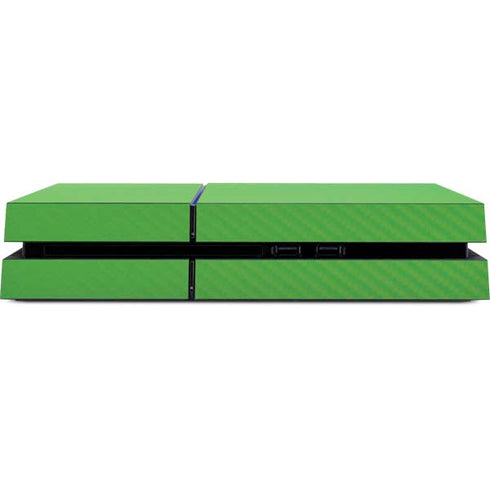 Green Carbon Fiber Specialty Material PS4 Console Skin