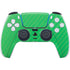 Green Carbon Fiber Specialty Texture Material PlayStation PS5 Skins