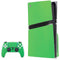 Green Carbon Fiber Specialty Texture Material PS5 Pro Disk Bundle Skin