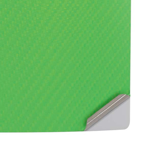 Green Carbon Fiber Specialty Texture Material PS5 Pro Disk Console Skin