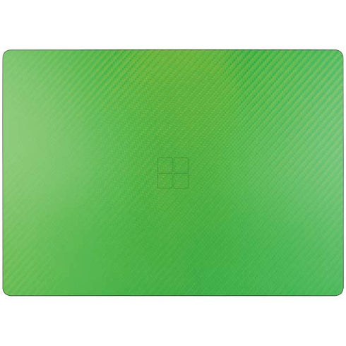 Green Carbon Fiber Specialty Texture Material Surface Laptop 7 13.8in Skin