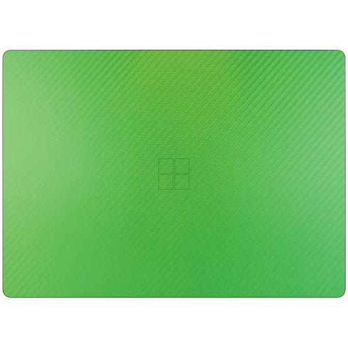 Green Carbon Fiber Specialty Texture Material Surface Laptop 7 15in Skin