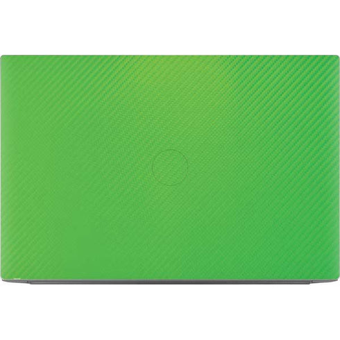 Green Carbon Fiber Specialty Texture Material Dell XPS Skin