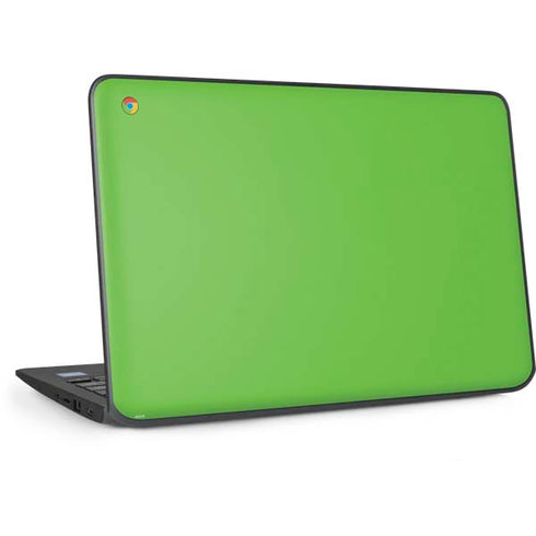 Green HP Chromebook Skin