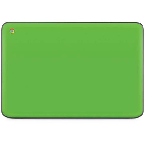 Green HP Chromebook Skin