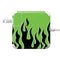 Green Flames 85W Power Adapter (15 and 17 inch MacBook Pro Charger) Skin