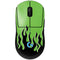 Green Flames G Pro Wireless Gaming Mouse Skin